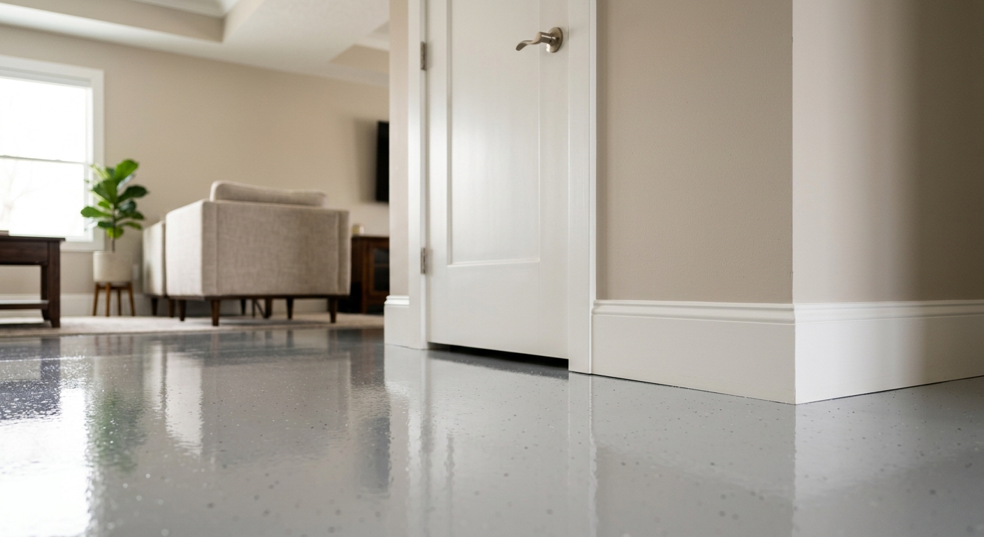 Surface preparation equipment used for concrete floor coating in Plano
